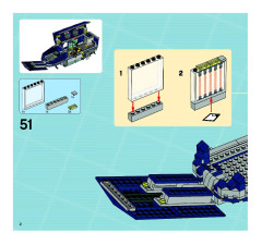 LEGO 8635 instructions page 2 – build guide