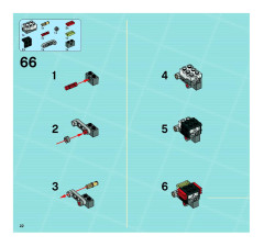 LEGO 8635 instructions page 22 – build guide