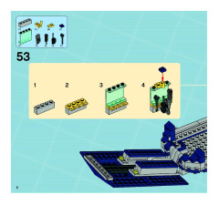 LEGO 8635 instructions page 6 – build guide