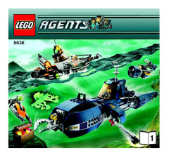 LEGO 8636 instructions page 1 – build guide