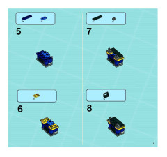 LEGO 8636 instructions page 10 – build guide
