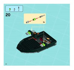 LEGO 8636 instructions page 25 – build guide