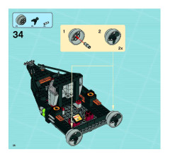 LEGO 8636 instructions page 39 – build guide