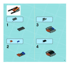 LEGO 8636 instructions page 6 – build guide