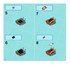 LEGO 8636 instructions page 7 – build guide