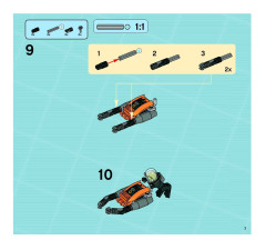 LEGO 8636 instructions page 8 – build guide