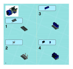 LEGO 8636 instructions page 9 – build guide