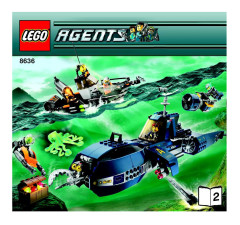 LEGO 8636 instructions page 1 – build guide