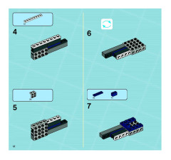 LEGO 8636 instructions page 12 – build guide