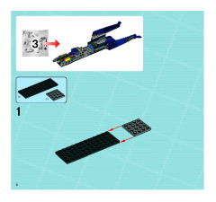 LEGO 8636 instructions page 2 – build guide