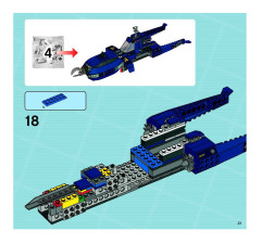 LEGO 8636 instructions page 21 – build guide