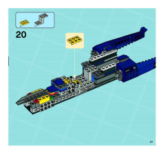 LEGO 8636 instructions page 23 – build guide