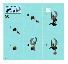 LEGO 8636 instructions page 58 – build guide