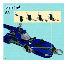 LEGO 8636 instructions page 64 – build guide