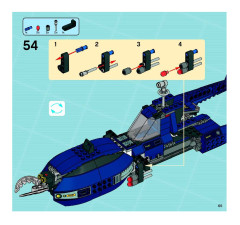 LEGO 8636 instructions page 65 – build guide