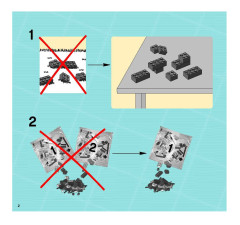 LEGO 8637 instructions page 2 – build guide