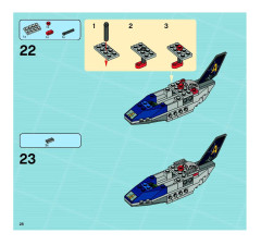 LEGO 8637 instructions page 28 – build guide
