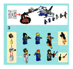 LEGO 8637 instructions page 3 – build guide