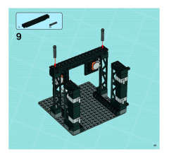 LEGO 8637 instructions page 45 – build guide