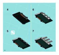 LEGO 8637 instructions page 52 – build guide