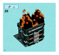 LEGO 8637 instructions page 66 – build guide
