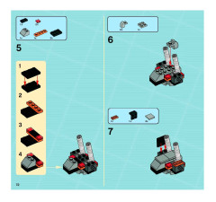 LEGO 8637 instructions page 72 – build guide