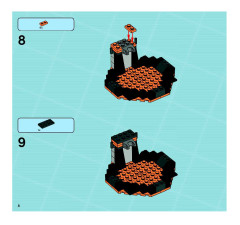 LEGO 8637 instructions page 8 – build guide