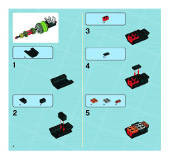 LEGO 8637 instructions page 2 – build guide