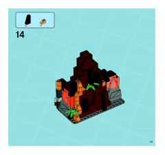 LEGO 8637 instructions page 21 – build guide