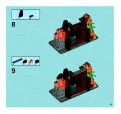 LEGO 8637 instructions page 43 – build guide