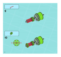 LEGO 8637 instructions page 6 – build guide