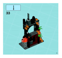 LEGO 8637 instructions page 65 – build guide