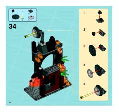 LEGO 8637 instructions page 66 – build guide