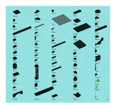 LEGO 8637 instructions page 71 – build guide