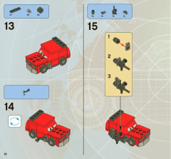 LEGO 8638 instructions page 18 – build guide