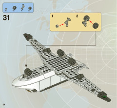 LEGO 8638 instructions page 54 – build guide