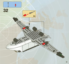 LEGO 8638 instructions page 55 – build guide