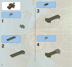 LEGO 8638 instructions page 6 – build guide