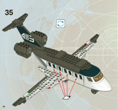 LEGO 8638 instructions page 64 – build guide