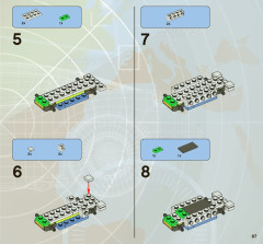 LEGO 8638 instructions page 67 – build guide