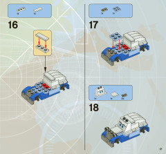 LEGO 8639 instructions page 17 – build guide