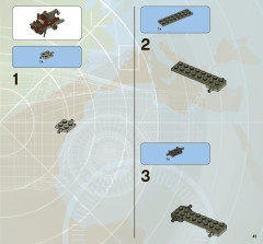 LEGO 8639 instructions page 41 – build guide