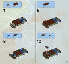 LEGO 8639 instructions page 43 – build guide