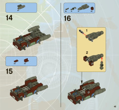 LEGO 8639 instructions page 45 – build guide