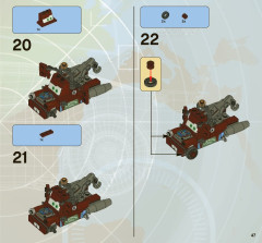 LEGO 8639 instructions page 47 – build guide