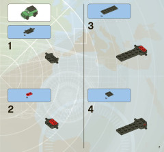 LEGO 8639 instructions page 7 – build guide