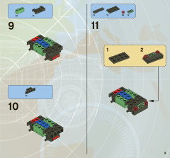 LEGO 8639 instructions page 9 – build guide