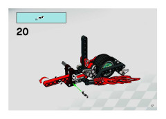 LEGO 8645 instructions page 17 – build guide