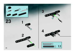 LEGO 8645 instructions page 20 – build guide