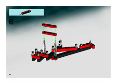 LEGO 8645 instructions page 36 – build guide